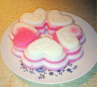ژله قالبی من واسه اولین بار