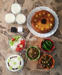 ته چین عدس پلو
