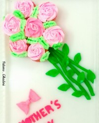 کاپ کیک دسته گل