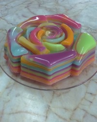 ژله رنگین کمان سفارشی