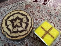 عصرونه کیک زیرا وشله زرد