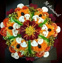 دیزاین سالاد فصل با لبو