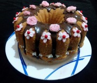 کیک پرتقالی پوک