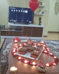 ❣میز تولد همسرجان و میز شام❣