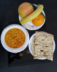 سوپ رشته و مرغ