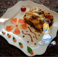 لازانیا .ناهار امروزم .تنهایی