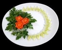 دورچین با هویج وخیار