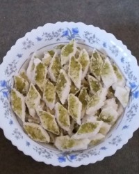 لوز نارگیل و کماچ سهن یا سن