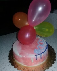 کیک بادکنکی