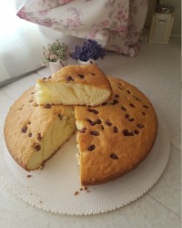 کیک کیشمیشی .جای دوستان خالی