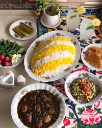 خورش آلو اسفناج