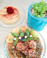 خورشت اسفناج سبزه نارنج سکوت بانو