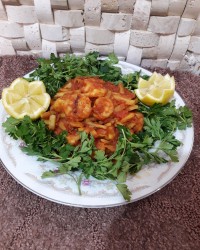 دوپیازه میگوی خوشمزه من