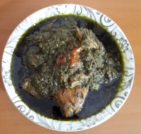 خورشت تابیران . برا شرق گیلانه . با سبزیهای معطر .