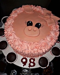 ☆کیک سال نو با تم خوک فانتزی☆