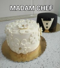 کیک عروس وداماد