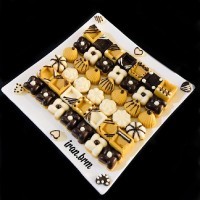 برشتوک نخودچی شکلاتی وساده