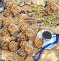 شیرینی رولی دارچینی سینامون (ویژه نوروز)