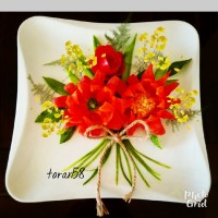 دسته گل با فلفل دلمه