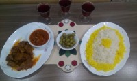 چلو گوشت لذیذ....