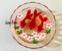 ماهی سه بعدی با ژله