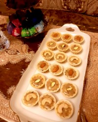 باقلوا مینی تارت با مغز