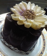 کیک شکلاتی مغزدار