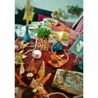 عید دیدنی بری هم عیدی بگیری هم یک ظرف خوشمزه شله زرد چی بهتر از این