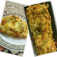 لازانیا گوشت و قارچ