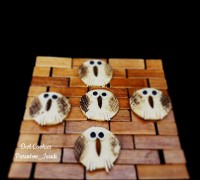 بیسکویت کره ای به شکل جغد