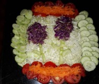 سالاد و ژله