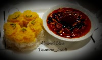 خورشت خلال بادام کرمانشاهی