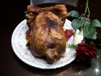 مرغ شکم پر خوشمزه من سفارش همسرم