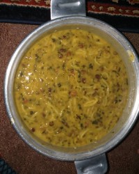 آش رشته خوشمزه من برای گردش ببخشید نشد تزیین کنم