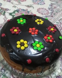 کیک پرتقالی با رویه گاناش