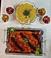 ته چین مرغ و سوپ جو