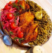 شوید باقالی پلو با ماهی