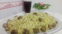 شوید پلو با کوفته قلقلی