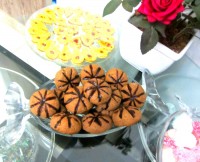 قرابیه شکلاتی آتشفشانی