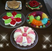 مجموعه ای از دسرهای سفارشی