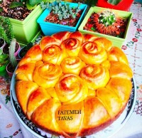 نان مخصوص مغز دار رمضان