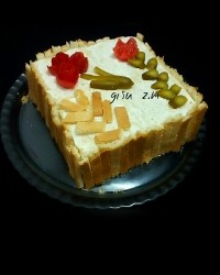 کیک مرغ باکمک دوست عزیزم