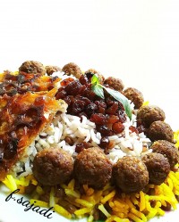 عدس پلو با گوشت (مخصوص بچه های بالای 10 ماه)