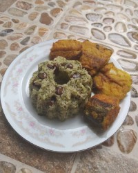 پلو باقله قالبی همراه با ماهی شیر خوشمزه من