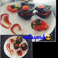 غذای ساده کوکو سبزی