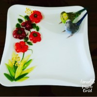 دورچین باسبزه وآبیه