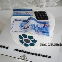 کیک کارمند بانک