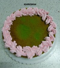 کیک اسفناج و کرم چیز فراستینگ