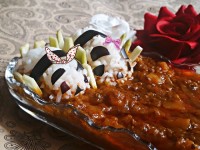 ☆خورشت چغرتمه با تاپینگ پانداهای فانتزی☆