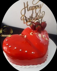 کیک قلب سه بعدی